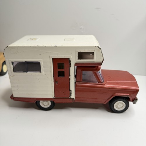 Vintage metal camper van - metal, toy