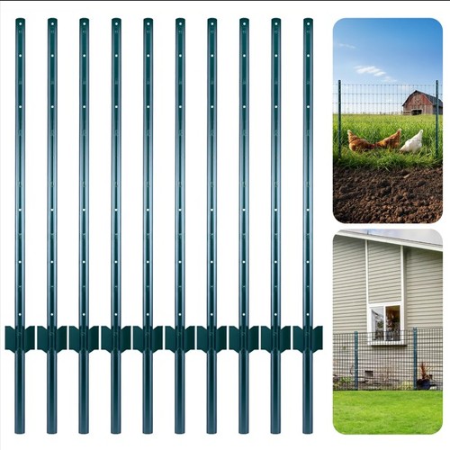 Metal fence posts - posts, &