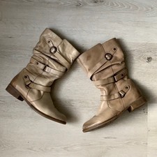 Rieker Remonte Dorndorf boots distressed straps