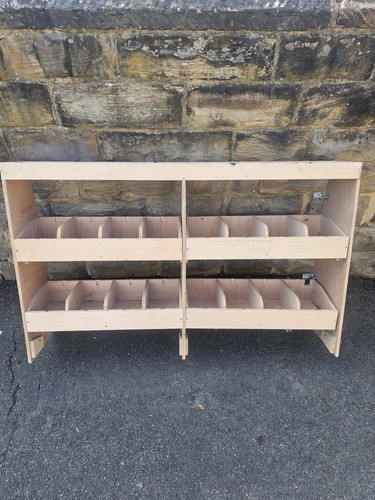 Wooden van shelving - wooden,