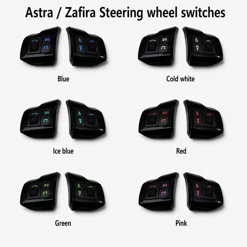 Piano black astra zafira led - black,