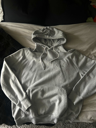 Palace grey pullover hoodie - palace,