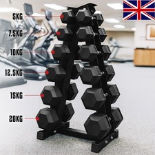 Hex Dumbbell 6 Tier Rack