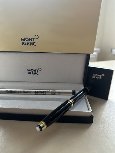 Montblanc black ballpoint - montblanc,