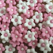 100 Edible Pink & White