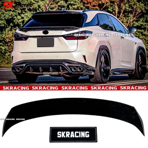 Glossy black rear middle wing - black,