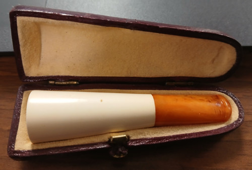 Antique amber meerschaum - antique,