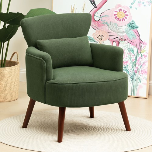 Homcom armchair with - with, padded