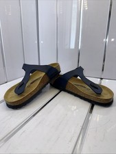 Ladies Gizeh Birkenstocks UK Size 5 In Blue, Absolutely Stunning Classic