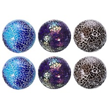 6Pcs Decorative Glass Balls