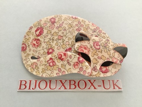 Lea stein gomina cat brooch - gomina,