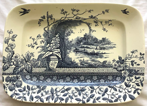 Large antique rectangular