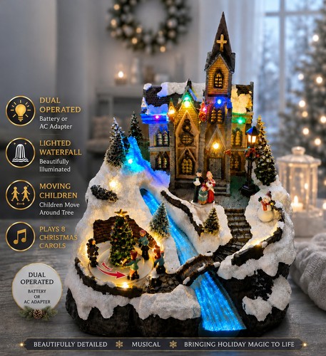 Church christmas village - ,