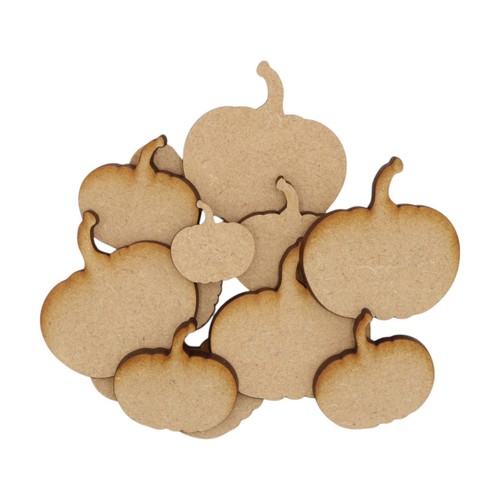 Wooden pumpkin mdf craft shape - wooden,