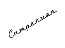 retro camper van decall -