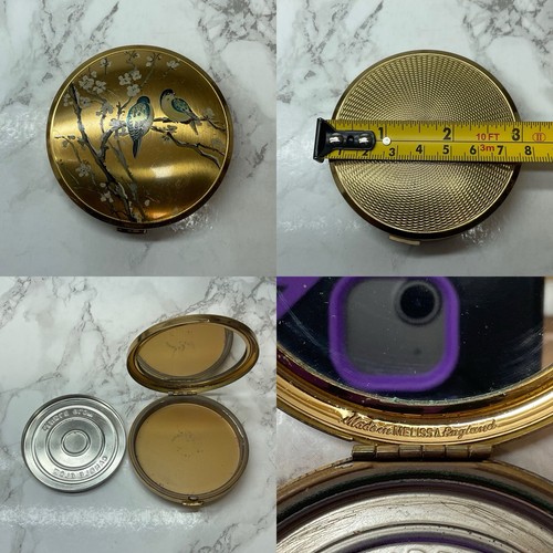 Vintage empty melissa powder - vintage,