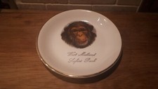 VTG 1960s 70s West Midland Safari Park CHIMPANZEE Ceramic Plate Made in England 