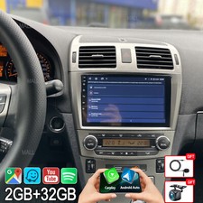 CAR STEREO RADIO FOR TOYOTA AVENSIS T27 2009-2015 CARPLAY ANDROID 14 GPS FM NAVI