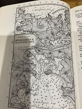 VINTAGE SEA CHART / NAUTICAL MAP 1971 - Ireland - Blacksod & Broadhaven Bays