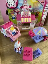 Unico Hello Kitty Building Brick Set Ice Cream Parlour Van Blocks
