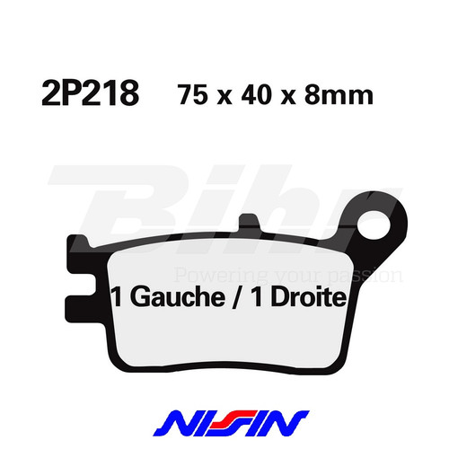 Nissin 2p218gs pair rear - of,