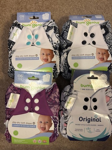 Bumgenius cloth diapers lot - cloth,