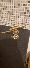 Vintage Brass Cannon In Good Condition 