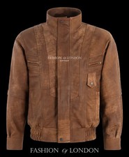 Men's Real Leather Bomber