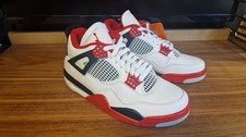 Nike Air Jordan 4 [IV] RETRO Fire Red UK Size 7