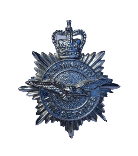 Air ministry fire service cap - service,