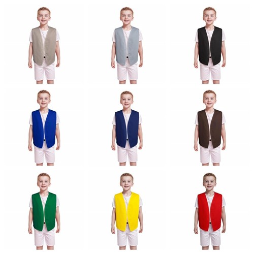 Kids vest volunteer button - kids,