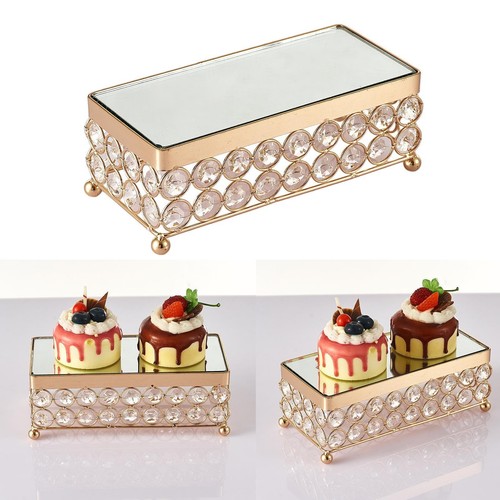 Metal cake stand - stand, crystal