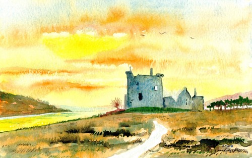 Kilchurn castle loch awe - loch,