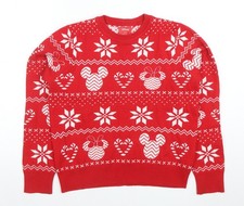Disney Womens Red Christmas