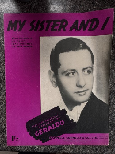 Vintage 1941 ww2 sheet - vintage, music