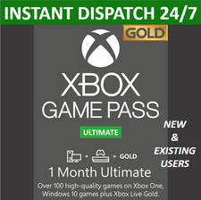 1 Month Xbox Game Pass Ultimate and Live Gold Membership FAST DELIVERY
