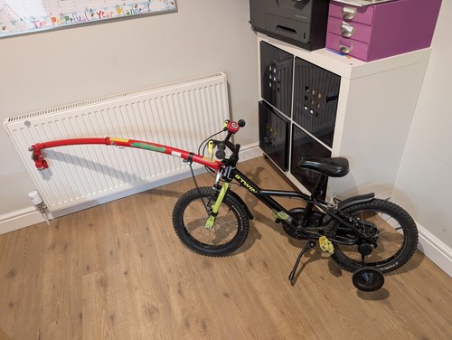 Btwin dark hero 500 kids - dark, 16"