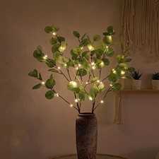 3PCS LED Eucalyptus Branch Lights for Home Wedding Table Centrepiece Boho Deco