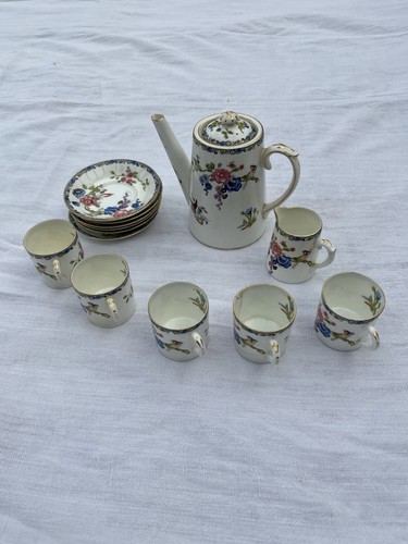 Paragon coffee pot - coffee, cups