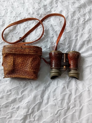 Vintage opera glasses brass - glasses,