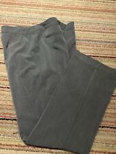 MIA MODA GREY trousers Zip fly no Pockets 2 are false Size 14L Leg 32