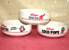 THREE KELLOGGS CEREAL BOWLS