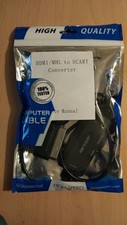 HDMI to Scart Portable Converter Cable Video Audio Adapter