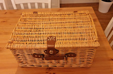 Prestige Hamper Wicker Basket Storage Gift Picnic Christmas 46 x 32 x 21 cm