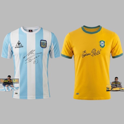 Pele maradona signed world - maradona,