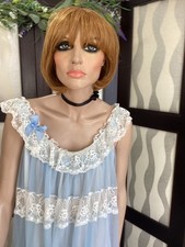 Vintage Nylon Lace Trimmed