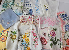 Lot of 17  Vtg Hankies