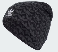 Adidas mono Originals Fold Over Beanie Hat Sport Winter Outdoors OSFM RRP £38.00
