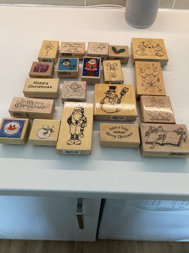 Wooden rubber stamps - 20, stamps,