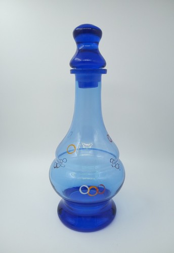 Cobalt blue genie shaped glass - genie,